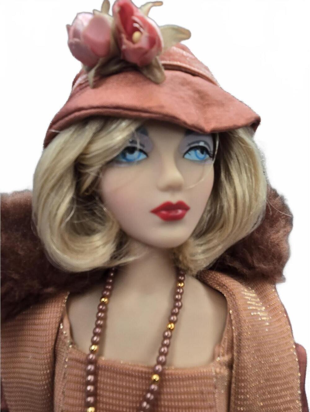 Gene Marshall 16” Bon Voyage By Mel Odom Ashton Drake 1920s Flapper Doll